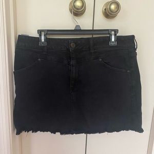 American Eagle Black Jean Skirt